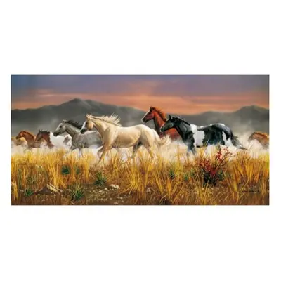 Jigsaw Puzzle - Pieces - Herd of Horses