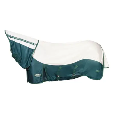 (6' 6", White/Dragonfly Blue) Weatherbeeta Green-Tec Combo Neck Airflow Horse Fly Rug