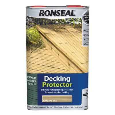 Ronseal DPNO5L Decking Protector Natural Oak Litre