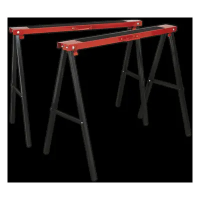 Fold Down Trestles Pair 100kg Capacity per Trestle