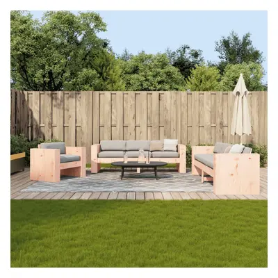 vidaXL Piece Garden Lounge Set Solid Wood Douglas