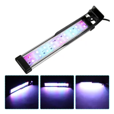 (EU Plug) 22CM 18LED RGB Aquarium Fish Tank Light High-bright Double Drainage Water Lamp