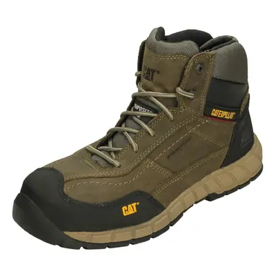 (Grey, UK 6) Mens Caterpillar Composite Toe Safety Boots Streamline MD CT