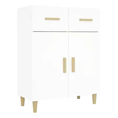 (white) vidaXL Sideboard Engineered Wood Console Cabinet Home Organiser Multi Colours