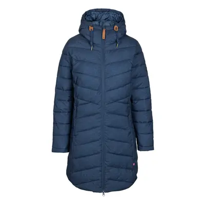 (8, Navy) Trespass Womens Padded Jacket Long Length Turka