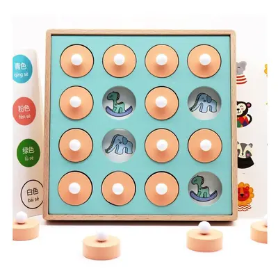 Wooden Memory Chess Children's Teaching Aids Toys logical Thinking Ability Improvement Puzzle Ea