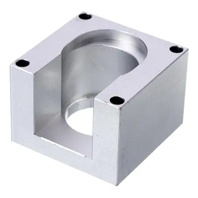 (Black) Aluminium Alloy Motor Mount Bracket Holder Fixed Base for Nema Stepper Motor Motor CNC P