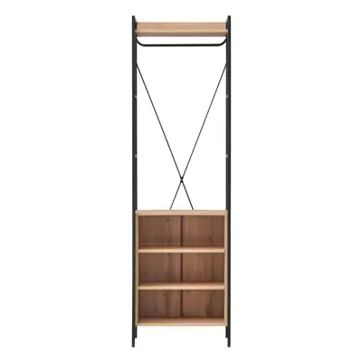 Oak Open Wardrobe Shelves - Bedroom Furniture