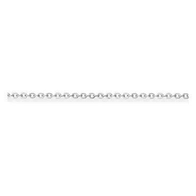 (22) Jewelco London 18ct White Gold - Fine Trace Pendant Chain Necklace - 1.2mm gauge - CWNR0273