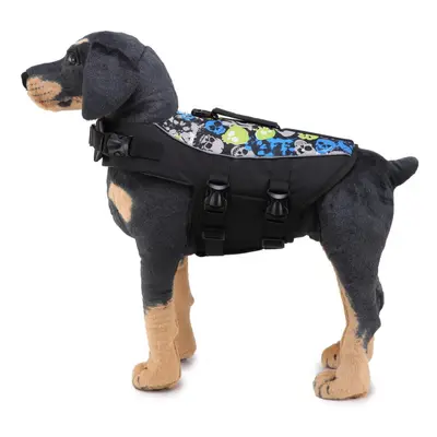 (S) Pet Dog Swimwear Vest Life Jacket For Dogs Labrador Dogs Jackets Clothes Safety Pet Swimsuit