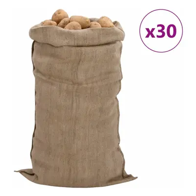 (65 x cm/ pcs) vidaXL Jute Sacks Jute Bag Burlap Bag Hessian Bag pcs 100% Jute gsm