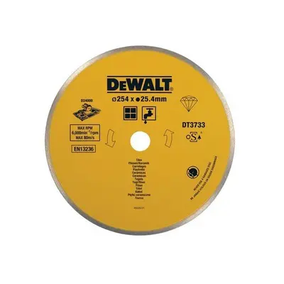 DeWalt DT3733-XJ Ceramic Diamond Tile Blade 254mm x 25.4mm