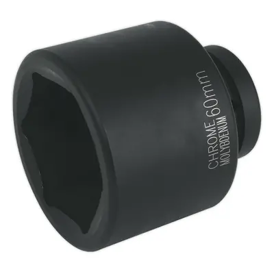 60mm Forged Impact Socket - Inch Sq Drive - Chromoly Impact Wrench Socket