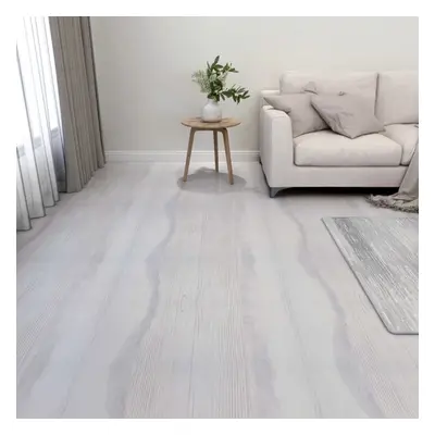 vidaXL 55x Self-adhesive Flooring Planks PVC 5.11 mÂ² Light Grey Laminate Floor