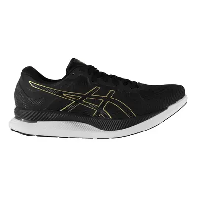 (Black/Gold, UK 8) Asics Mens Gents Glideride Lace-Up Breathable Running Trainers Sports Shoes