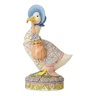 Jim Shore Beatrix Potter Wearing a Shawl & A Poke Bonnet Jemima Puddle-Duck