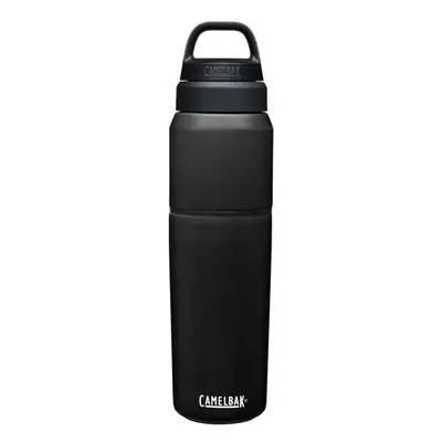 thermos flask MultiBev stainless steel black 0,65/0,5 5-piece