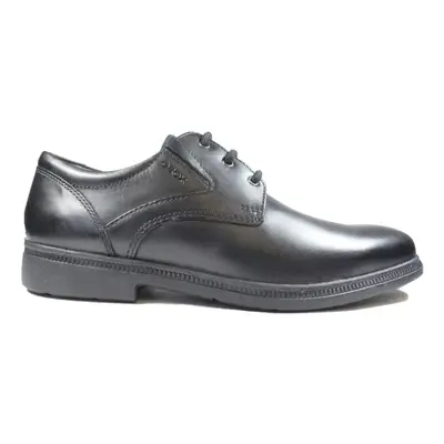 (8 (Adults')) Federico | Black Leather | Boys School Shoes