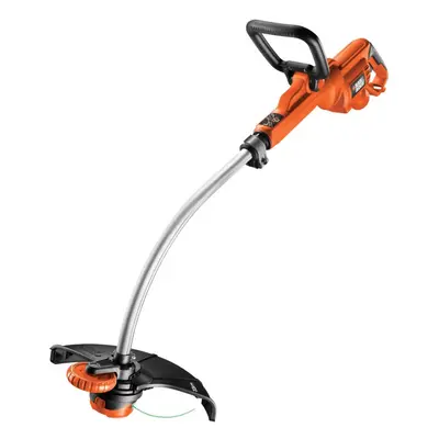 BLACK+DECKER Electric Strimmer with Automatic Single Line Feed, Cutting Width 33cm, Adjustable S