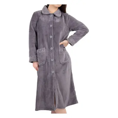 (Grey, 2XL) Slenderella HC4301 Women's Dressing Gown