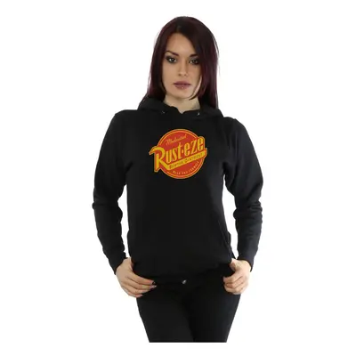 (S, Black) Cars Womens/Ladies Rust-Eze Logo Heather Hoodie