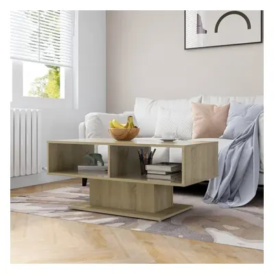 vidaXL Coffee Table Sonoma Oak Chipboard Couch Accent Centre Living Room Table