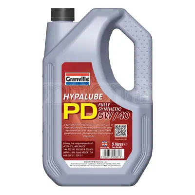 Granville Hypalube PD Fully Synthetic 5W/40 Engine Oil Additive VW 5 Litre