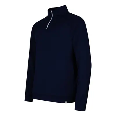 (XXL, Midnight Navy) Under Armour Mens Quarter Zip Fleece Top