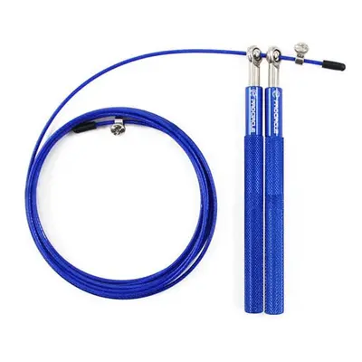 (Blue) Speed Jump Skipping Rope Ultra speed Ball Bearing Steel Wire Boxing Gym Fitness Training