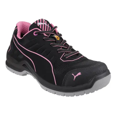 (8 UK, Black) Puma Safety Womens/Ladies Lightweight Fuse TC Safety Trainers