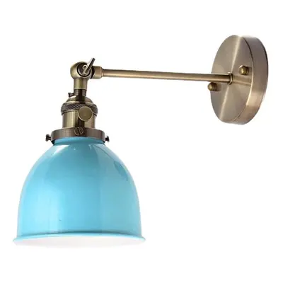 (Powderblue) Modern Vintage Sconce Edison Wall Light Bulb Lamp shape Cafe Bar Coffee