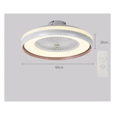 (Gold, 110V) Ceiling Fan with Lighting LED Light Color Temperature Adjustable Wind Speed Remote 