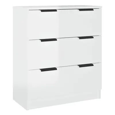 (high gloss white) vidaXL Sideboard Console Cabinet Storage Cupboard Highboard Engineered Wood