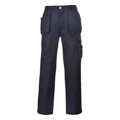 (XL, Dark Navy) Portwest Mens Slate Hardwearing Workwear Trousers