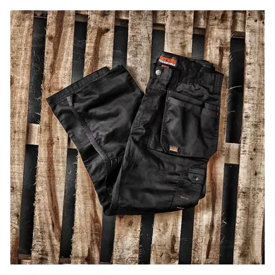 (36S, Black) Mens Safety & Workwear Worker Plus Trouser