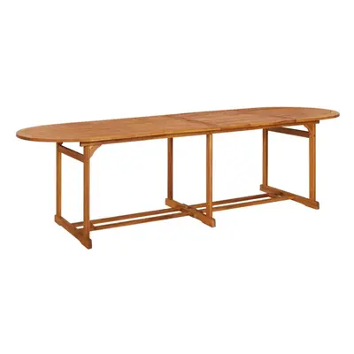 vidaXL Solid Acacia Wood Garden Dining Table Outdoor Patio Wooden Dinner Table