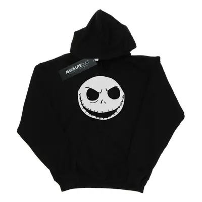 (L, Black) Disney Womens/Ladies Nightmare Before Christmas Jack Skellington Face Hoodie