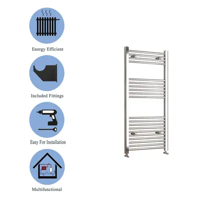 (chrome, 1200*400mm) Stylish Straight Towel Rail HeatingTowel Radiator