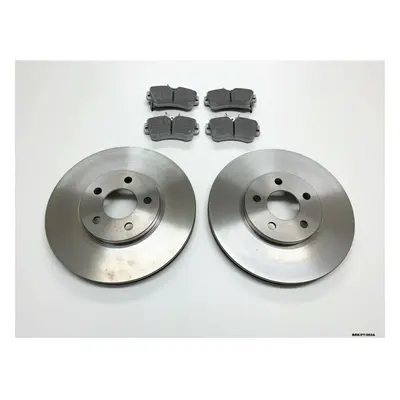 2 x Front Brake Discs & Brake Pads for Chrysler PT Cruiser BRK/PT/002A