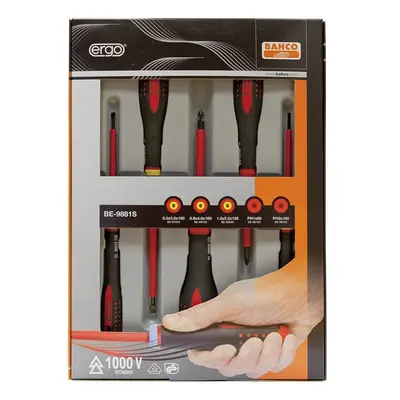 BAHCO Five Piece Ergonomically Designed Screwdrivers Set BE-9881S