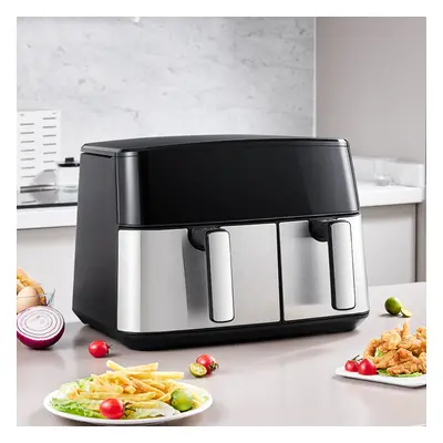 6.5L+3.5L Touch Screen Dual Basket Air Fryer