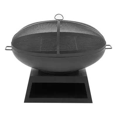 Charcoal Fire Pit Black SEMERU