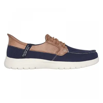 (4 (Adults')) On-the-GO Flex - Palmilla | Navy | Womens Slip Ins Deck Shoes