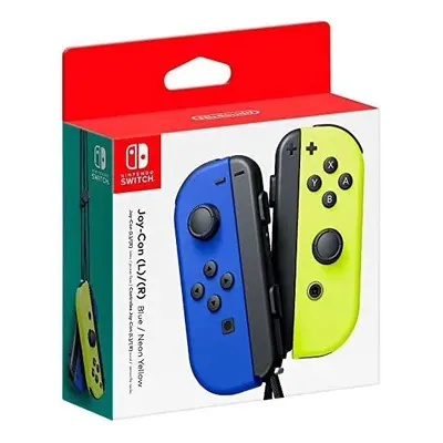 Nintendo Switch Pair of Joy-Con Controllers Blue/Neon Yellow