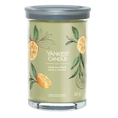 Yankee Candle - Sage & Citrus Signature Tumbler Candle ( Å¡alvÄj a citrus ) - VonnÃ¡ svÃ­Äka 5