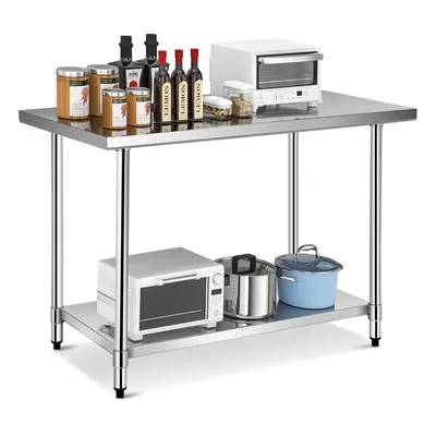 48 x Inches Stainless Steel Commercial Kitchen Food Prep Work Table