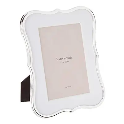 Kate Spade New York Crown Point Silver-Plate Picture Frame, 5" x 7"