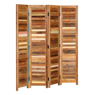 vidaXL Solid Reclaimed Wood Room Divider 170cm Home Partition Separate Screen