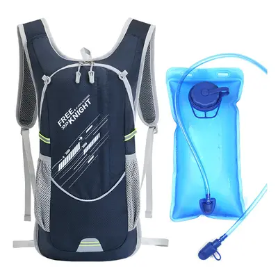 (Dark Blue) Men And Women Sports Bike Water Bag Night Reflective Strip Design Waterproof