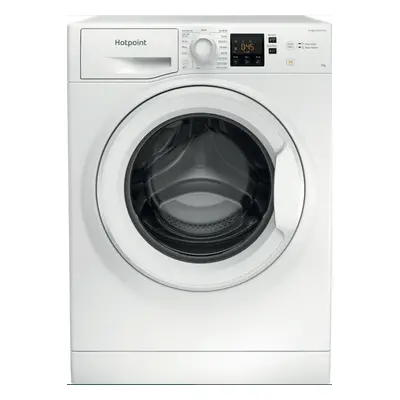 Hotpoint Anti-Stain NSWM W UK 8kg Washing Machine with rpm - White - A Rated